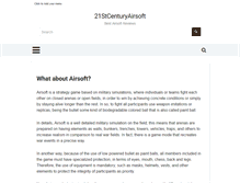Tablet Screenshot of 21stcenturyairsoft.com